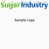 Sugar Industry Journal Sample Copy